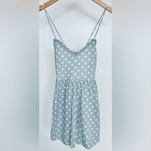 ZARA | Blue/White Polka Dot Mini Dress